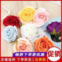 Simulation Angle Rose Rose Head Wedding DLY Flower Head Fake Flower Series Emulation Rose Flower Head Rich and Meier Home Decorative Flowers