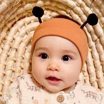 Babies cover salmon hair with summer baby girl super cute full moon freshman pure cotton hair hoop photo headdress spring and autumn