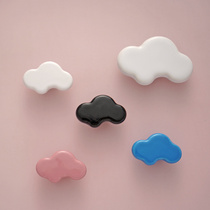 Cloud handle European modern simple wardrobe door handle childrens room princess room cabinet drawer handle