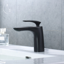 Twilight Nordic Wind toilet Domestic basin Domestic basin Hot and cold water tap black 59 Copper minimalist Bath Cabinet Full Copper tap