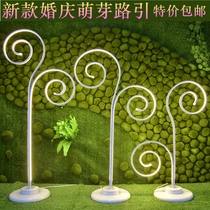 New wedding props LED luminous sprouts wedding props welcome area layout scene layout