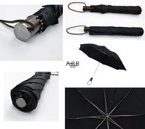 21FW replenishment British FOX UMBRELLAS carved wooden handle casual short men and women folding umbrella TEl11