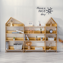 Nordic floor children's room bookcase kindergarten bookshelf room storage rack bedroom storage rack household storage rack