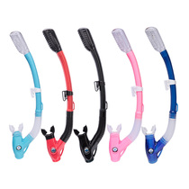 Whale dry breathing tube diving equipment liquid silicone bite snorkeling equipment