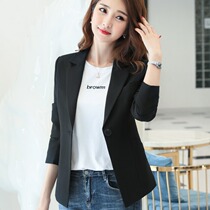 Small suit jacket ladies professional short slim temperament dress Korean version of OL Net red casual suit jacket spring and autumn