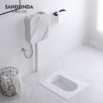Fashionable squatting toilet flush tank set home toilet squatting pit urinal deodorant toilet