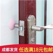 door-touch-free door suction anti-collision silent rubber door stopper 3M strong force glue no magnetic door top crashworthy cushion