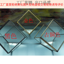 DIY new style Knorr Cube greenhouse succulents Glass Flower pot Micro-landscape flower device Star wishing bottle ornaments