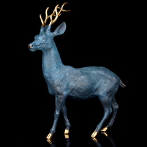 Zucai Fu Lu pure copper art ornaments creative home living room TV cabinet porch soft decorations gift