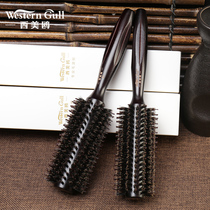 (Special Price Good Goods) Comb Roll Hair Comb Pig Mane Inner Button Cylindrical Roll Comb Blow Hair Styling Roll Comb man and woman