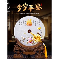 ESSONIN new Chinese jade buckle ornaments office decoration housewarming new home gifts for elders