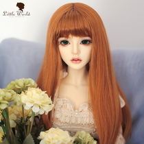 BJD3 male and female uncle imitation mohair super soft silk long wig spot full LittleWorldBJD