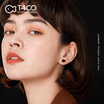 T400 Agate 925 sterling silver stud earrings female exquisite simple temperament Korean forest student clownfish super fairy earrings