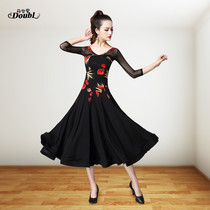 Dambao Roo New Womens Morden Dance Dress Waltz National Standard Dance Performance Ballroom Dancing Costumes Big Pendulum Dresses