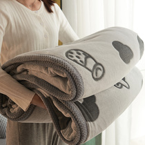 Blanket thickened coral fleece blanket bed flannel sheets plus velvet air-conditioning blanket office nap plush blanket