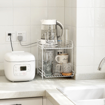 Yushijia countertop multi-layer kitchen seasoning snack rack Household cup storage artifact Desktop file rack