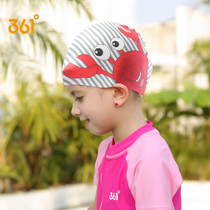 361 degree childrens silicone swimming cap for men and women waterproof and comfortable ear protection fashion does not strangle the head professional swimming