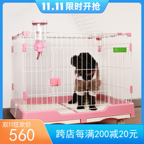 Pet Cage Rabbit Cage Dog Cage Single Door Open Double Door Double Drawers Convenient Toting Pet Cat Dog Cage