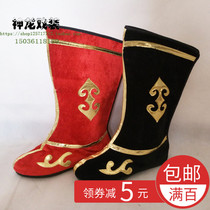 General Wusheng's boots drum boots men's and women's ancient shoes Mongolian dance boots dragon dance lion shoes wholesale