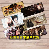 Mouse pad oversized thickened lock edge increase cartoon animation tomb robber notes cute household creative table mat