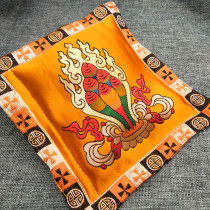 Tibetan Buddhist products Tibetan natural Tibetan incense powder Manibao car incense sachet Incense bag Headrest square yellow