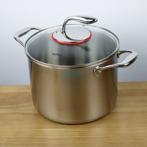 Send steamer 24cm thickened 304 stainless steel soup pot cooking porridge soup induction cooker gas stove for gas stove