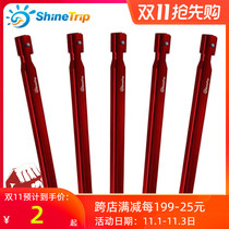 Triangular ground nail tent accessories canopy accessories tent nail awning beach snow ground triangle aluminum nail