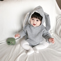 ins explosive autumn and winter mens and womens baby rabbit three-dimensional modeling