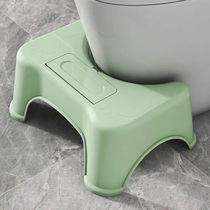 Toilet bench footstool squat pit artifacts thicken household plastic toilet sitting bench children pregnant woman foot stool