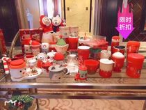 Starbucks Christmas New Year Little Bear Walnuts Clips Haschic Elk Deer Meteor Fish Tail Fish Scale Mark Cup