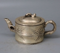 White copper kettle antique bronze carving antique antique bronze copper miscellaneous pieces pure copper copper bronze ornaments old bronze wine pot gifts