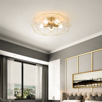 2020 new Nordic simple modern ceiling bedroom lighting creative net celebrity ins room lights geometric lamps