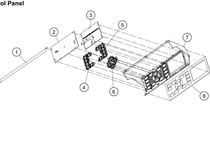 Graphtec cutter CE6000 display flat data line of Graphtec Engraved Machine