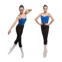 Womens high waist three-point pants ballet dance pants tight stretch black autumn and winter practice pants student adult sports pants