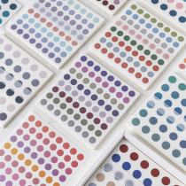 Color Collection Polka Dot Sticker Cute hipster Handbook Marking Decorative Phone Case Color DIY Sticker