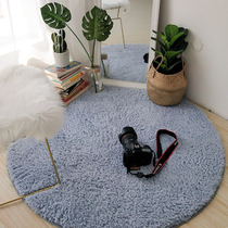 Nordic ins round carpet Plush Living room coffee table carpet Bedroom bedside computer chair Hanging basket Yoga mat