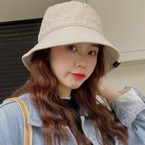 Fisherman Hat Women Han Edition Tide 100 Hitch Family Summer Shade Sunbeds Beige Summer Thin sunbathing basin hat