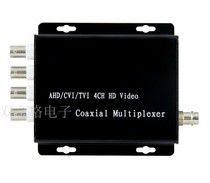 4-way coaxial high-definition video recombinator CVI AHD TVI Greater and composite first-line pass