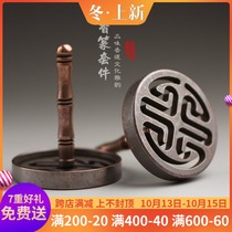Incense Road supplies Incense Road appliances introduction pure copper incense road set incense seal scented spoon incense shovel fragrance top ash pressure incense seal