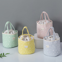 New insulated Bento bag thick aluminum foil portable lunch box bag large canvas with rice picnic insulation bag