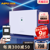 AIPU Small Safe Smart WiFi Remote Prompt Safe Full Steel Anti-Theft Home Office Fingerprint Password Entry Wall Closet Invisible Safe 10000 30cm Home File Cabinet