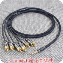 HIFI Hair Burning Grade Type-C Computer USB Applicable iPhone Apple 13 12 11 XR MAX Phone 10% Six AC-3 Power Amplifier 3 5 Turns 6 Lotus