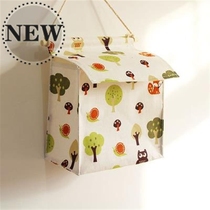 Cotton cloth 5 underwear underwear single-sided hanging bag socks storage bag dormitory wardrobe storage bra wall hanging hanging hanging