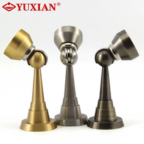 Yuxiang European copper floor suction wall suction pure copper door suction Extended door bumper Strong magnetic green bronze bumper typhoon gold
