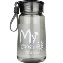 Korean version of simple plastic cup handy portable creative tide home Cup male and female students fresh leak-proof drop-resistant tea cup