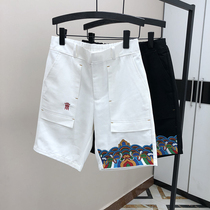 New shorts for summer 2022 male tide penters tinker Korean version of the trend recreational trousers summer tide white pants