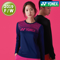 Special price Korean YONEX badminton suit YY yyyunix men and women couples quick-drying sports long sleeve 1