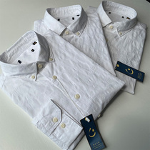 Cabinet price 299 First line Withdrawal Expensive ~ washing water process Spring Summer Han version Mens dark flowers white pure color shirt lining clothes