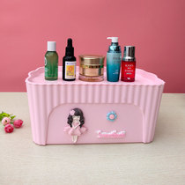 Organize box storage box plastic small box desktop dressing table cosmetics storage box skin care medicine simple