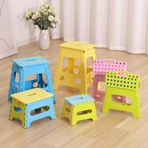 Disassembly and stacking board plastic stool portable portable small bench childrens outdoor Maza household adult non-slip high stool